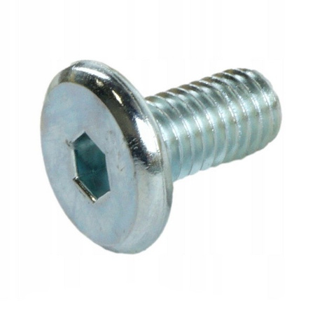 Śruba imbusowa płaska M3x6mm - 10 szt - śruba płaska z łbem na imbus