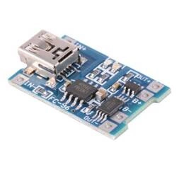 Zasilacz buforowy TP4056 Mini USB 1A - ładowarka do Li-Ion, Li-pol 