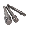 Adaptery do wkrętarki - Redukcje 1/4" 3/8" 1/2" - Zestaw 3 szt