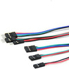 4-pin 70cm F-M wires for RepRap 3D printer sensors