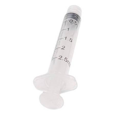 Dispensing syringe 2.5ml - Luer-lock - applicator for glue - paste - flux