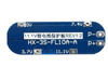 BMS PCM PCB charging and protection module for Li-ion cells - 3S - 12V - 10A - for 18650 cells - blue board