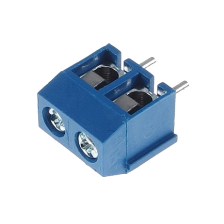 Złącze ARK 2PIN - raster 5mm - do zalutowania, druku - 10szt.