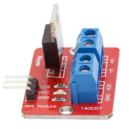 Moduł Regulatora PWM IRF520 - mosfet - do 5A i 24V - sterownik silników DC - Arduino
