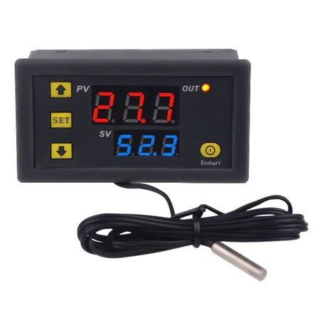 Regulator temperatury 12V od -50°C do 120°C - W3230 - Termostat