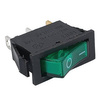 Przełącznik klawiszowy KCD3-101N - ON/OFF - 3 PIN - zielony