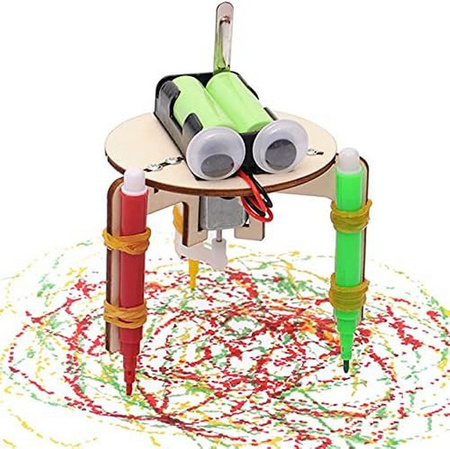 Drawing Robot - DIY - Wooden Educational Toy
