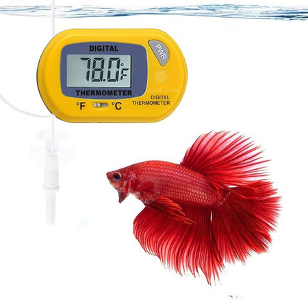 Cyfrowy termometr do akwarium LCD -50- 70°C - miernik temperatury