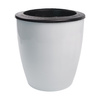 Doniczka Samonawadniająca PATIO - 22cm Biała Plastikowa Donica 