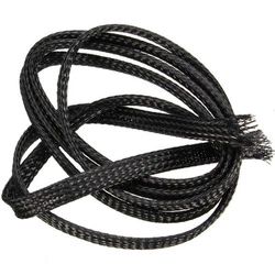 Oplot na przewody 2mm - Oplot poliestrowy/ Plecionka - black - 1mb