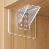 Self-adhesive bracket for shelf with tabs - 65x65mm - support - holder