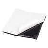 Self-adhesive Velcro for fixing 50x50mm - black - 5pcs - adhesive tape