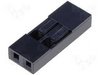 Wtyk kołkowy 2,54mm - 2 piny - 10 szt - osłonka - do układów elektronicznych