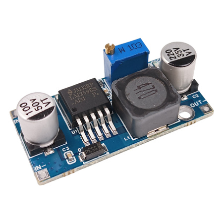 Przetwornica 3A, 3-35V na 1,5-30V - DC-DC - step-down - LM2596 - do FPV