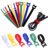 Cable organizer - red - Velcro clamp - 10x150mm