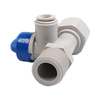 Ball valve - Quick water connection - plug 6.5mm GZ-20mm GW-18mm - osmosis