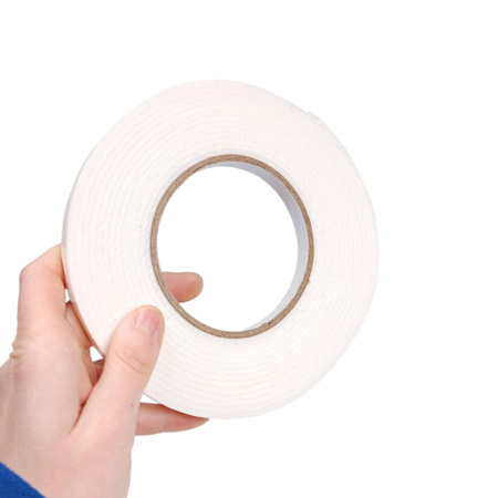 Taśma piankowa dwustronna 10mm x 5m - Taśma Montażowa z klejem grubość 2.5mm
