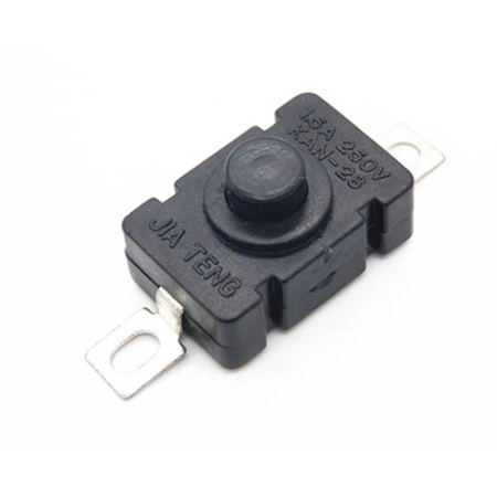 Mikroswitch 18x12mm - KAN-28 - PIN prosy- włącznik do latarki - Przycisk bistabilny