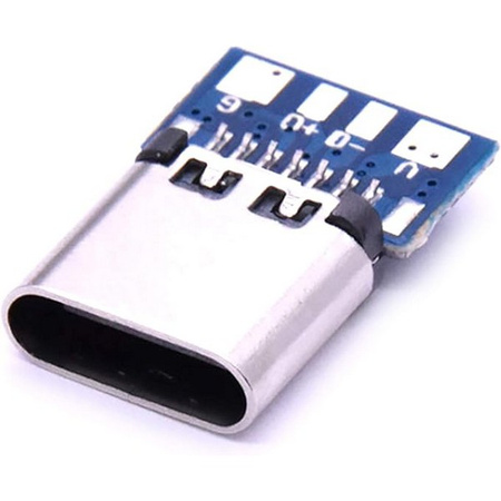 Gniazdo żeńskie USB C - 4 pin - na PCB