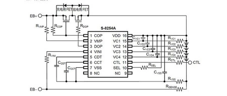 Moduł BMS PCM PCB ładowania i ochrony ogniw Li-ion - 3S - 12V - 10A - do ogniw 18650 - niebieska płytka