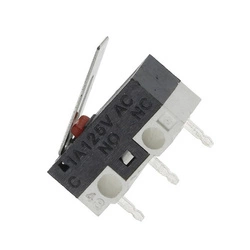 Wyłącznik Krańcowy NO/NC - 1A/125VAC - Dźwignia 15mm - Mikroprzełącznik
