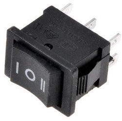Przełącznik kołyskowy KCD1-203  KCD1-4 - przełącznik ON/OFF/ON - 220V - 6 PIN