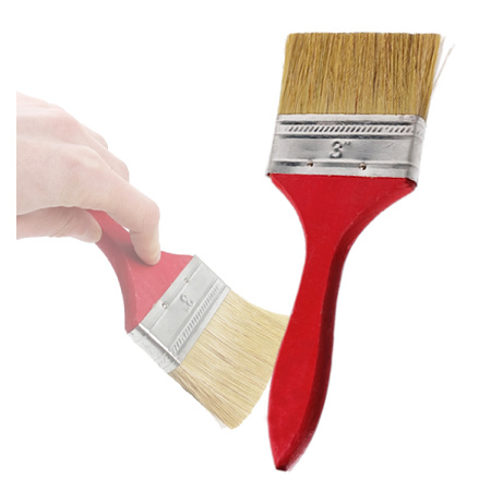 Wooden brush - 70mm - flat - painter's brush - universal