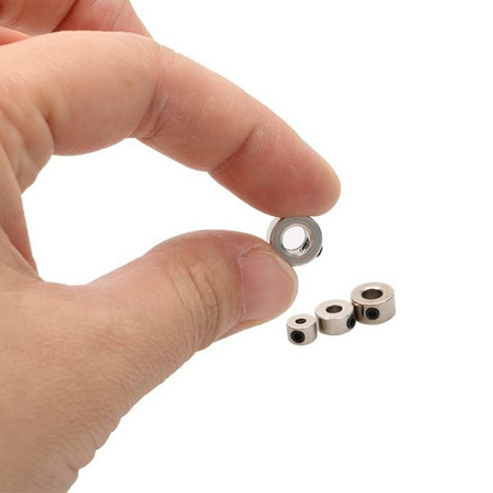 Blokada na oś/popychacz - otwór 3,1mm