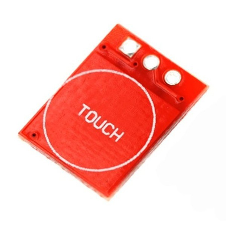 Czujnik dotykowy pojedynczy TTP223 14x11mm - Touch Sensor do Arduino